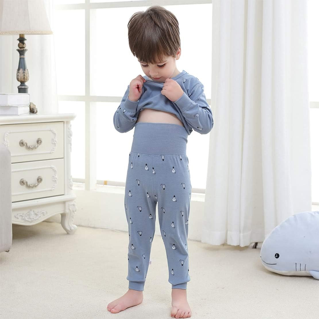 100% Cotton Baby Boys Girls Pajamas Set Long Sleeve Sleepwear