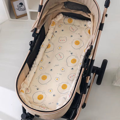 Baby Stroller Seat Cushion Soft Mattress Kids Pushchair Car Mat Stroller Accessories