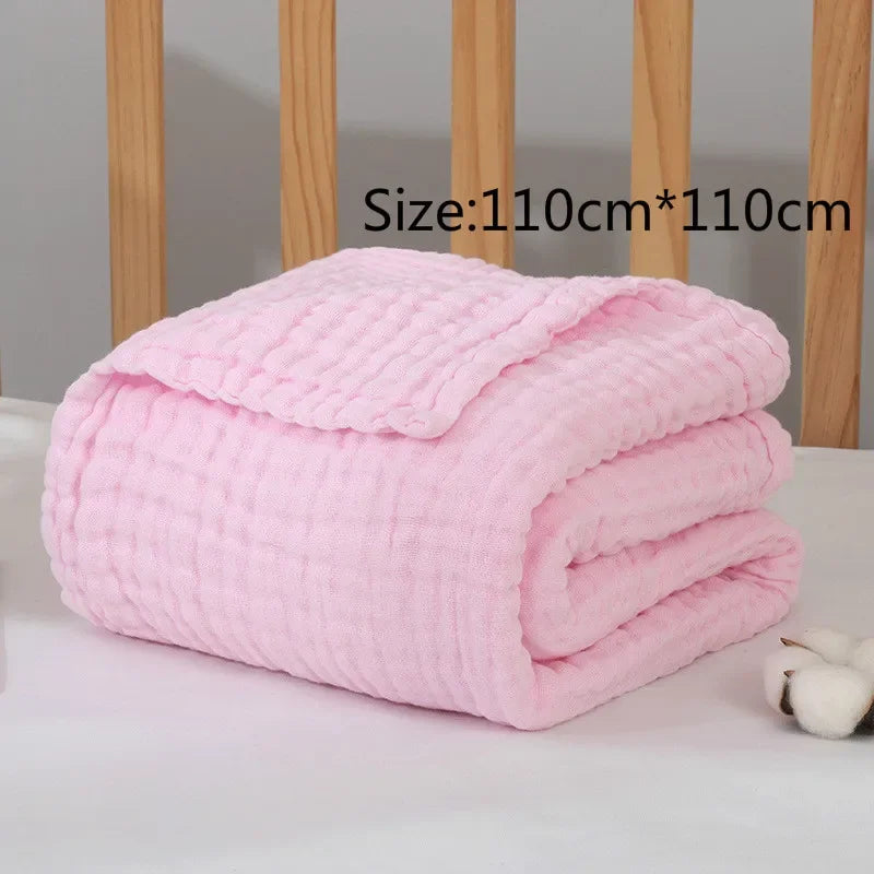 Muslin Squares Diaper Muslin Swaddle Bamboo Baby Blanket Newborn Baby Swaddle Wrap Baby Blankets Newborn Cotton Manta Bebe