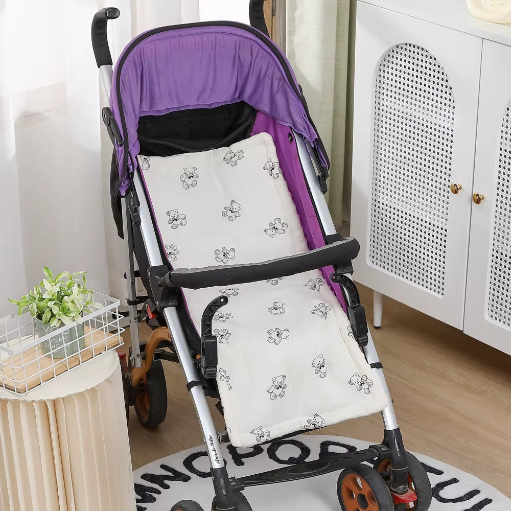 Baby Stroller Seat Cushion Soft Mattress Kids Pushchair Car Mat Stroller Accessories