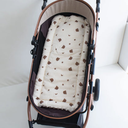 Baby Stroller Seat Cushion Soft Mattress Kids Pushchair Car Mat Stroller Accessories