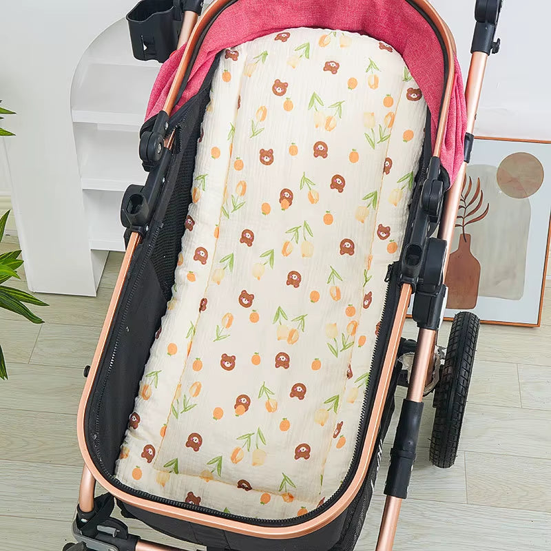 Baby Stroller Seat Cushion Soft Mattress Kids Pushchair Car Mat Stroller Accessories